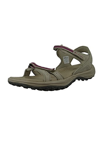 Columbia Santiam™, Sandalias Mujer, Beige (Silver Sage, Intense Violet), 36 EU