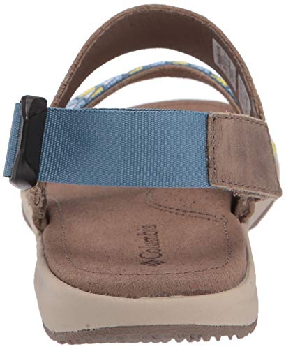 Columbia Solana, Sandalias Mujer, Azul (Wet Sand, Steel), 43 EU