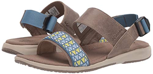 Columbia Solana, Sandalias Mujer, Azul (Wet Sand, Steel), 43 EU