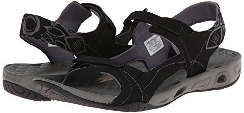 Columbia Sunlightâ¢ Vent II, Sandalias Mujer, Negro (Black, Charcoal), 42 EU