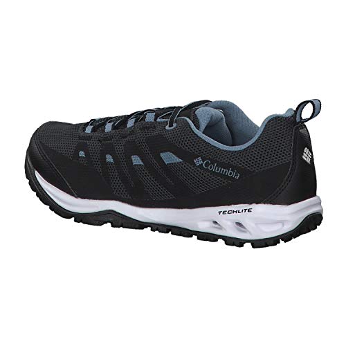 Columbia Vapor Vent, Zapatillas de Senderismo Mujer, Black (Black, Dark Mirage 010), 39.5 EU