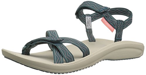 Columbia Wave Train - Zapatos para Mujer, Cloudburst/Blanco, Talla US 11 | EU 42 2018