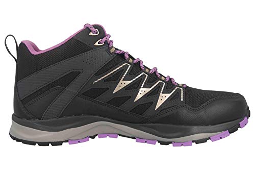 Columbia WAYFINDER Mid Outdry, Zapatos de montaña Mujer, Negro (Black, Warm GOL 012), 36.5 EU