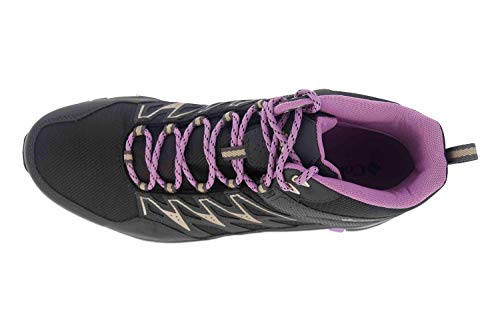 Columbia WAYFINDER Mid Outdry, Zapatos de montaña Mujer, Negro (Black, Warm GOL 012), 36.5 EU
