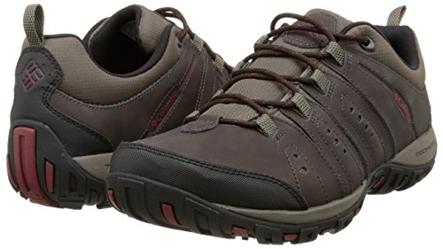 Columbia Woodburn II, Zapatillas Hombre, Brown (Cordovan Garnet Red), 46 EU