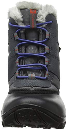 Columbia Youth Rope Tow III Waterproof, Botas de Nieve, Gris (Ti Grey SteelRed Canyon), 35 EU