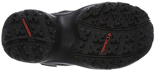 Columbia Youth Rope Tow III Waterproof, Botas de Nieve, Gris (Ti Grey SteelRed Canyon), 35 EU