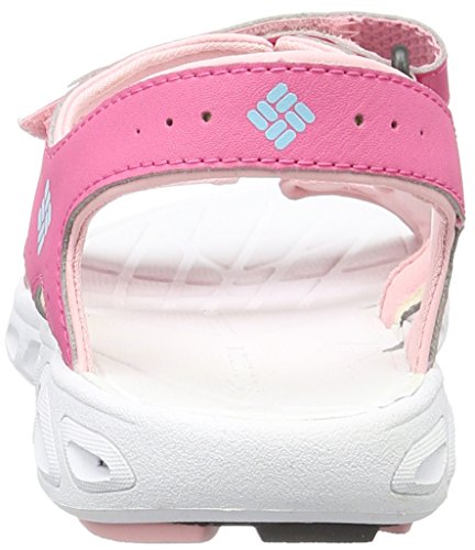 Columbia Youth Techsun Vent, Sandalias de Senderismo Niñas, Rosa (Wild Geranium/Cupid 656), 24 EU