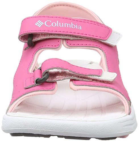 Columbia Youth Techsun Vent, Sandalias de Senderismo Niñas, Rosa (Wild Geranium/Cupid 656), 24 EU