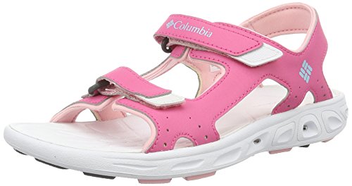 Columbia Youth Techsun Vent, Sandalias de Senderismo Niñas, Rosa (Wild Geranium/Cupid 656), 24 EU