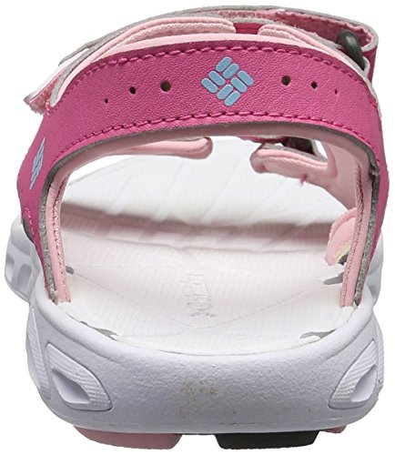 Columbia Youth Techsun Vent, Sandalias de Senderismo Niños, Rosa (Wild Geranium, Cupid), 32 EU