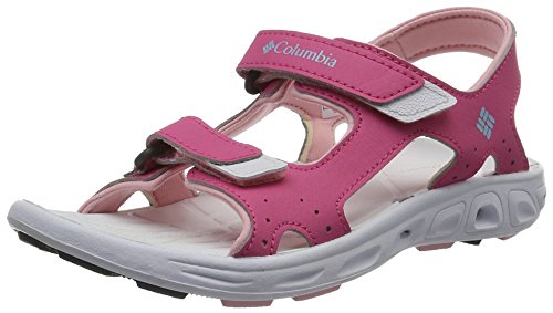 Columbia Youth Techsun Vent, Sandalias de Senderismo Niños, Rosa (Wild Geranium, Cupid), 32 EU