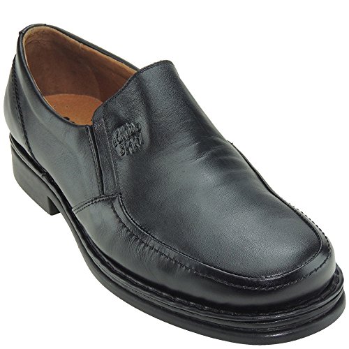 COMODO'SPORT 602 Zapato Mocasín Confortable Tipo 24 Horas para Hombre Negro Talla 42