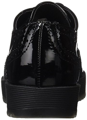 Conguitos Blucher Charol HI552201, Zapatos de Cordones Oxford para Niñas, Negro (Black), 29 EU