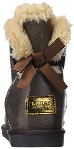 Conguitos Bota Australiana con Lazo Detrás, Botas Slouch Mujer, Marrón (Taupe 37), 38 EU