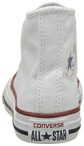 Converse 015860_Blanc optical - Zapatillas de tela para niños, color blanco, talla 33