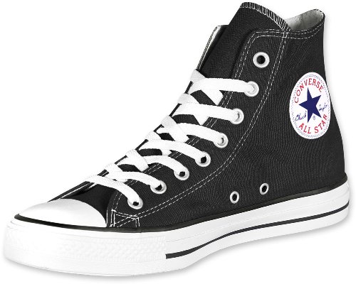Converse Chuck Taylor All Star Classic High Top, Sneaker Unisex-Adult, Black, 42 EU