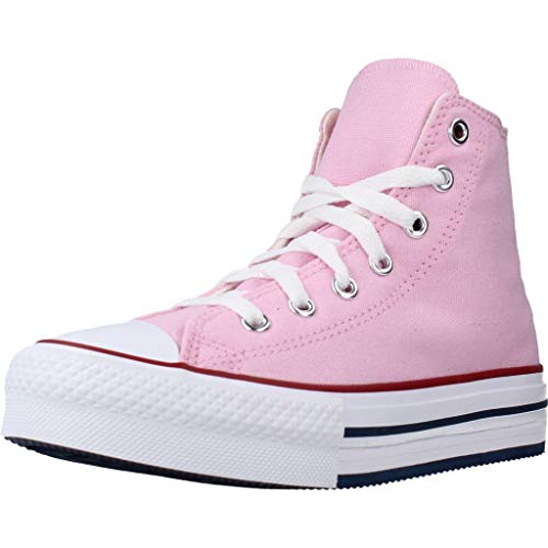 Converse Chuck Taylor All Star Eva Lift Canvas Color Hi Zapatillas Moda Chicas Rosa - 38 - Zapatillas Altas Shoes