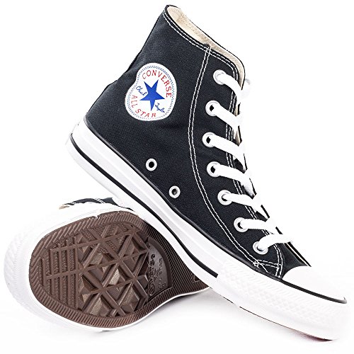 Converse Chuck Taylor All Star Hi Top, Zapatillas Mujer, Negro (Black/White), 36 EU