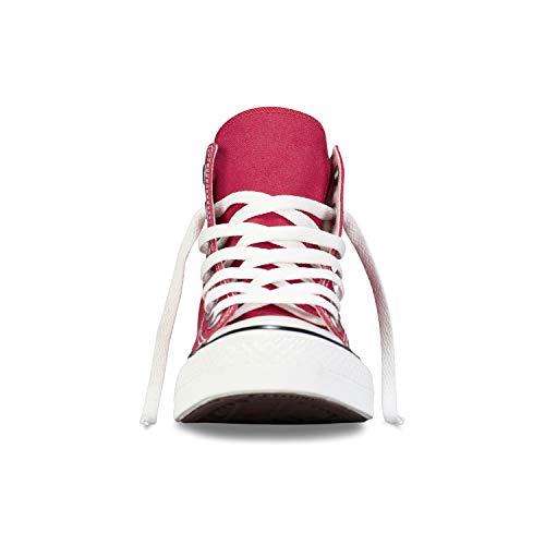 Converse Chuck Taylor All Star High Classic CTAS Hi - Zapatillas altas de lona, unisex, con pegatina de 7 km/h, color Rojo, talla 42 EU