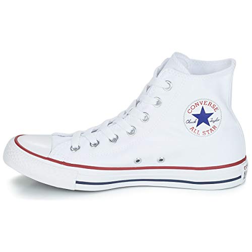 Converse Chuck Taylor All Star High Classic CTAS Hi - Zapatillas altas de lona, unisex, con pegatina de 7 km/h, color, talla 42 EU