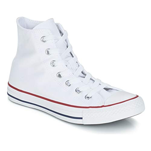 Converse Chuck Taylor All Star High Classic CTAS Hi - Zapatillas altas de lona, unisex, con pegatina de 7 km/h, color, talla 42 EU