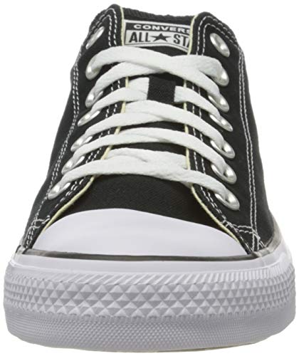 Converse Chuck Taylor All Star Ox, Zapatillas Unisex Adulto, Negro (Black/White), 45 EU