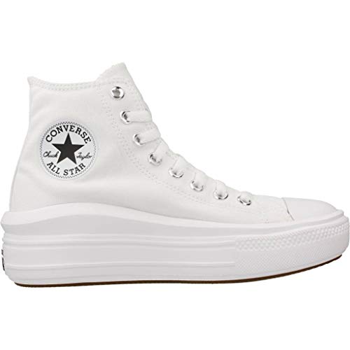Converse Chuck Taylor All Star, Zapatillas Mujer, Blanco, 38 EU