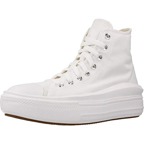 Converse Chuck Taylor All Star, Zapatillas Mujer, Blanco, 38 EU