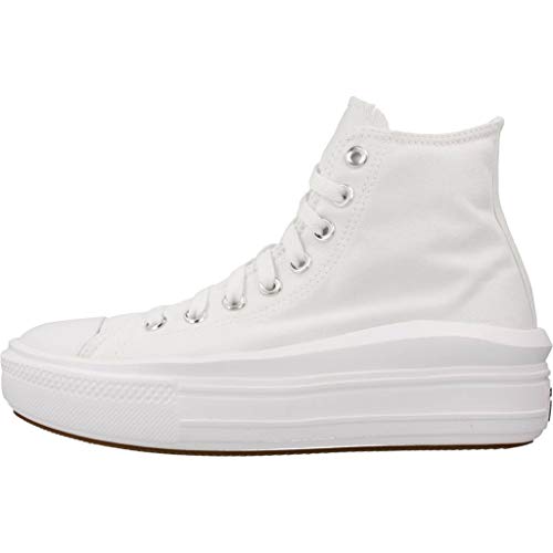 Converse Chuck Taylor All Star, Zapatillas Mujer, Blanco, 38 EU