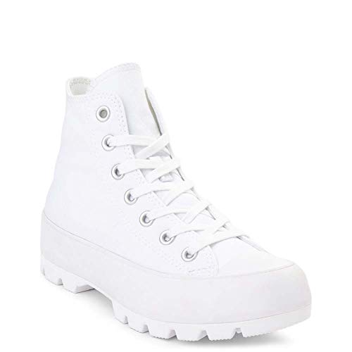 Converse Chuck Taylor All Star, Zapatillas Mujer, White Black White, 37 EU