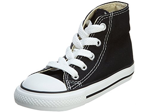 Converse Chuck Taylor Inft C/T Allstar Hi, Zapatillas de Estar por casa, Negro (Black 001), 19 EU