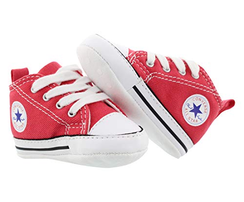 Converse CT First Star Toile, Botines de Lona Bebé-Niños, Rojo (Red), 18 EU