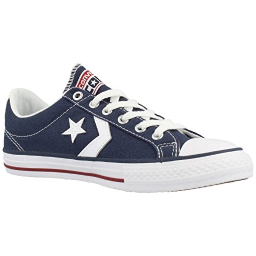 Converse Lifestyle Star Player Ev Ox, Zapatillas Mujer, Azul (Navy/White 410), 37.5 EU
