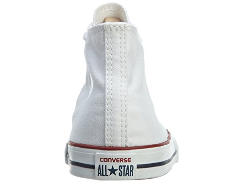 Converse - Zapatillas de tela para niños, Blanco, 23