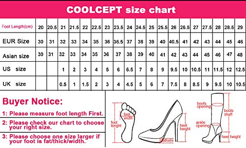 COOLCEPT Mujer Elegante Alto Tacón Sandalias de Aguja Peep Toe Zapatos de Boda Correas al Tobillo Stiletto Sandalias Plateado Talla 39 Asian