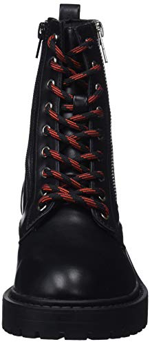 COOLWAY Alma, Botas Militares Mujer, Negro (Blk 000), 38 EU