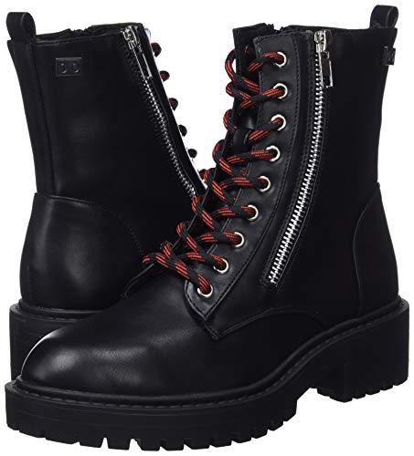 COOLWAY Alma, Botas Militares Mujer, Negro (Blk 000), 38 EU