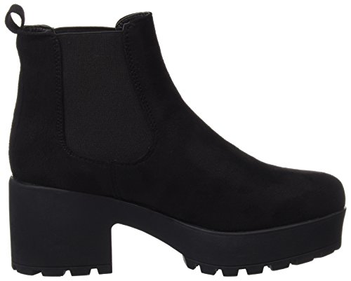COOLWAY Irby, Botas Chelsea Mujer, Negro (Black 000), 39 EU