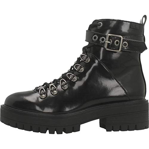 COOLWAY Tear, Botas Militares Mujer, Negro (Black 000), 36 EU