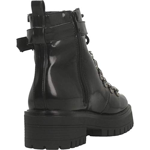 COOLWAY Tear, Botas Militares Mujer, Negro (Black 000), 36 EU