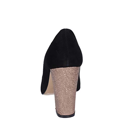 CRISPI Zapatos de salón Mujer Gamuza Negro 35 EU