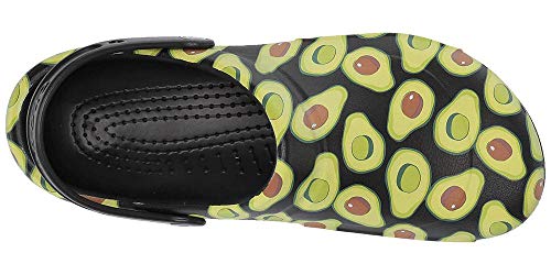 Crocs Bistro Graphic Clog, Unisex Adulto Zueco, Negro (Black), 41-42 EU