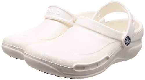 Crocs Bistro, Zuecos Unisex Adulto, Blanco (White), 37/38 EU