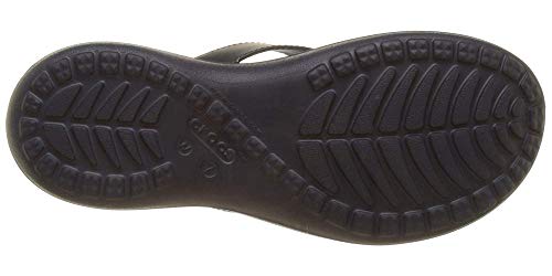 Crocs Capri V Flip, Chanclas para Mujer, Azul (Navy/Pearl White), 38/39 EU