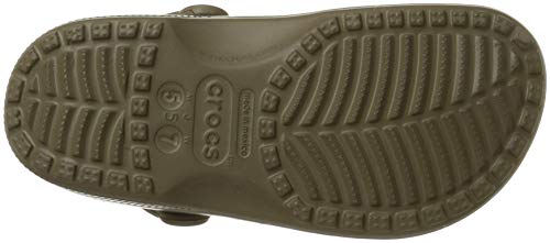 Crocs Classic Clog Zuecos Unisex Adulto Marrón (Khaki 260) 43-44