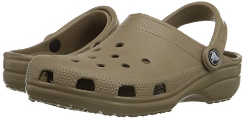 Crocs Classic Clog Zuecos Unisex Adulto Marrón (Khaki 260) 43-44