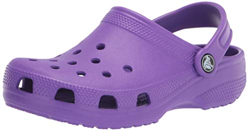 Crocs Classic Clog Zuecos Unisex Adulto Morado (Neon Purple 518) 36-37