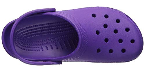 Crocs Classic Clog Zuecos Unisex Adulto Morado (Neon Purple 518) 42-43