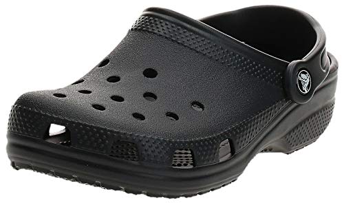 Crocs Classic Clog Zuecos Unisex Adulto Negro (Black 001) 38-39